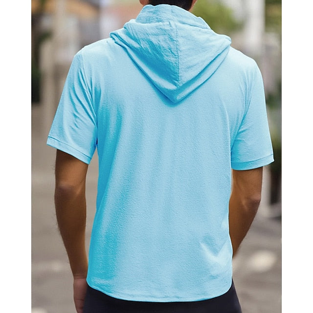 Up Shirt Men's Casual Linen Plain Button