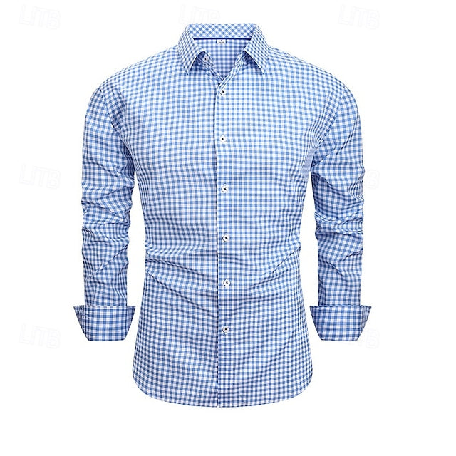 Summer Shirt Beach Button Up Casual Men's