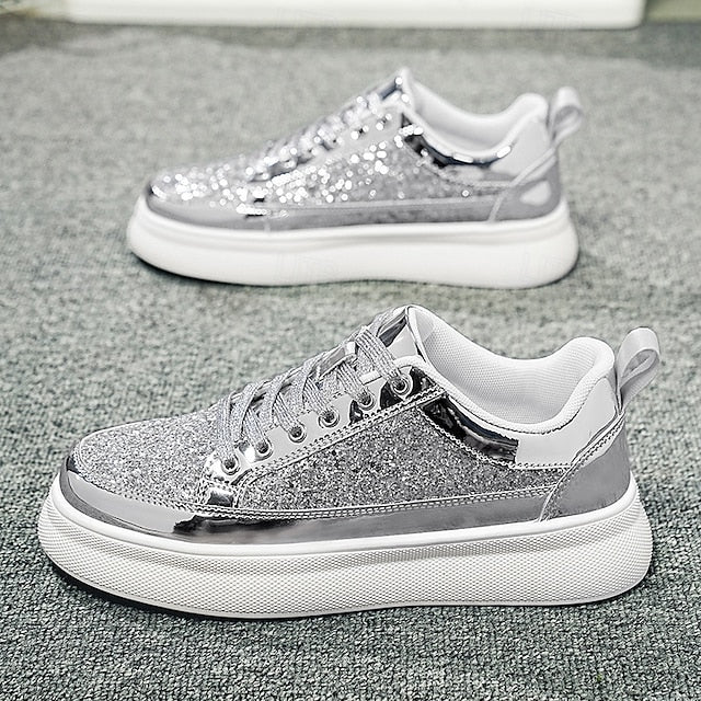 Sneakers Men's Leather Comfortable Slip Casual PU Walking