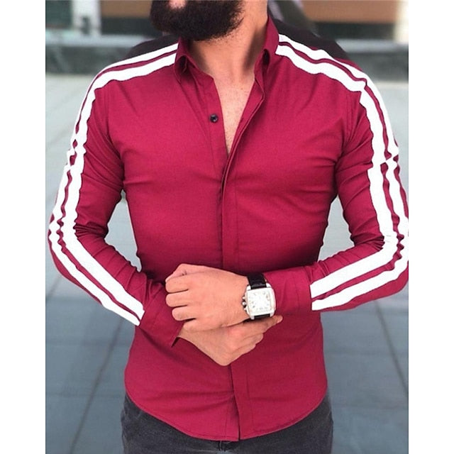 Casual Shirt Up Button Summer Beach Men's