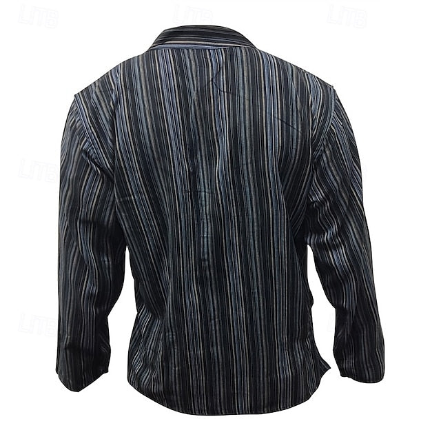 Popover Shirt Men's Casual Summer Beach