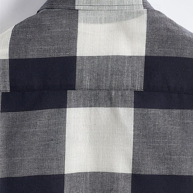 Button Shirt Men's Up Casual Summer Beach
