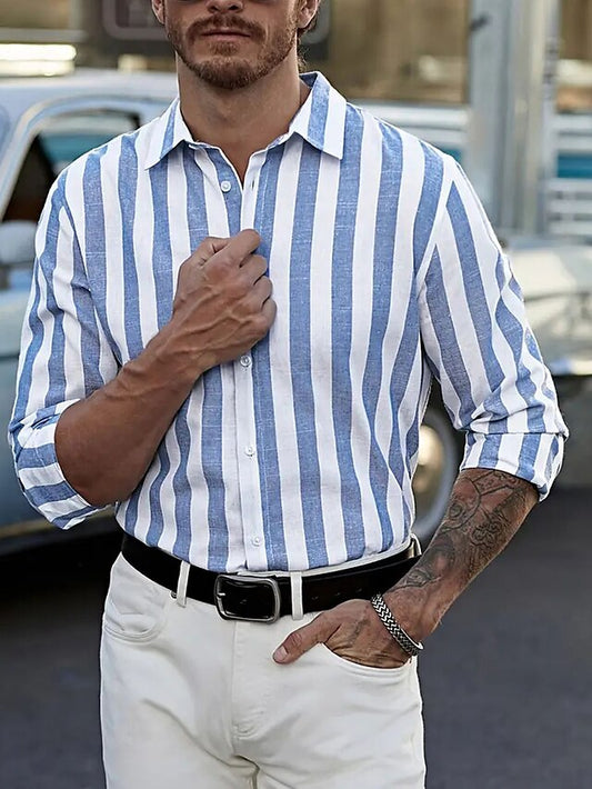 Up Shirt Men's Summer Button Casual