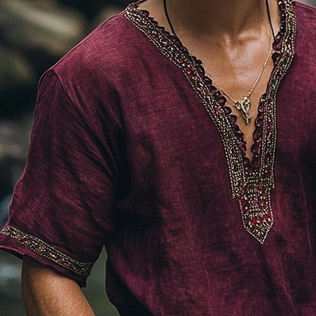 Short Shirt Tee T V Men's Sleeve Top