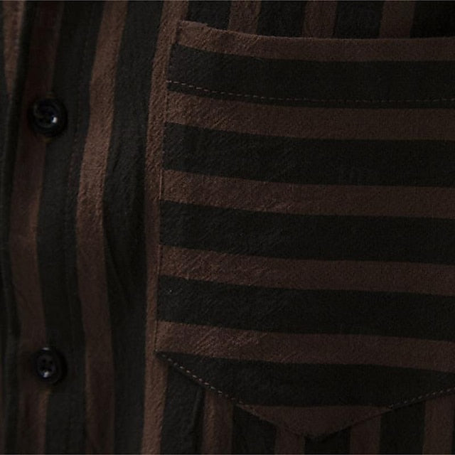 Men's Shirt Beach Up Summer Button Casual