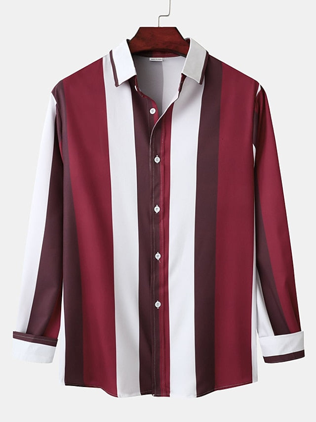 Button Shirt Summer Black Men's Up Casual