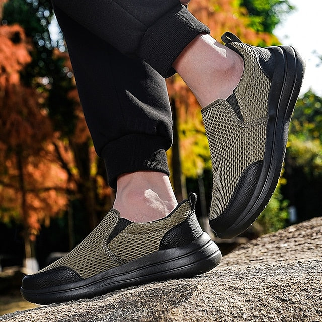 Shoes with Print Canvas Men's Animal Espadrille Slip-On