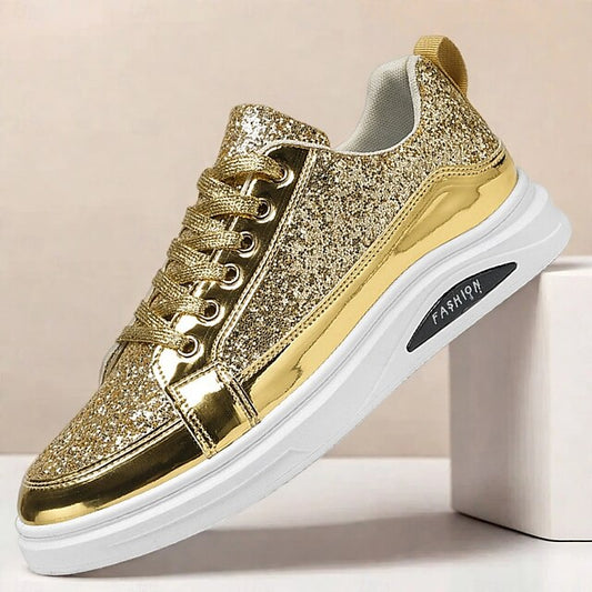PU Casual Walking Slip Comfortable Sneakers Men's Leather