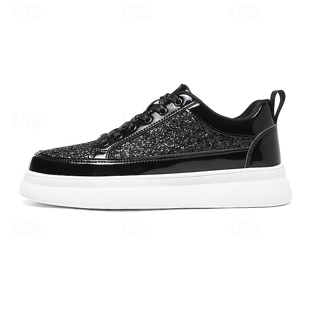 Sneakers Men's Leather Comfortable Slip Casual PU Walking