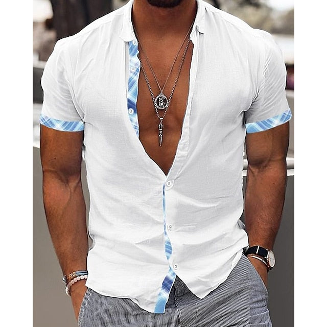 Beach Black Summer Shirt Men's / Casual
