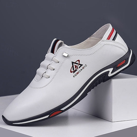 – Men's Slip-On Lightweight Sports White Sneakers