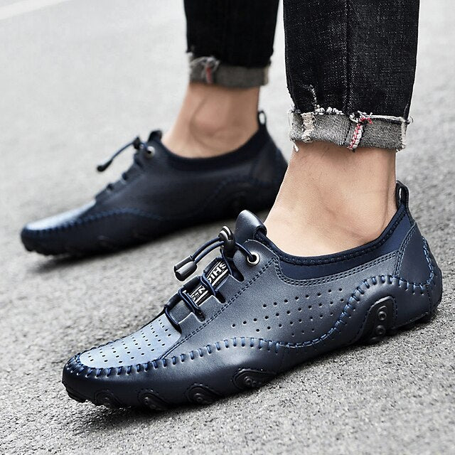 Daily Plus Men's Loafers Size Sneakers Leather Summer