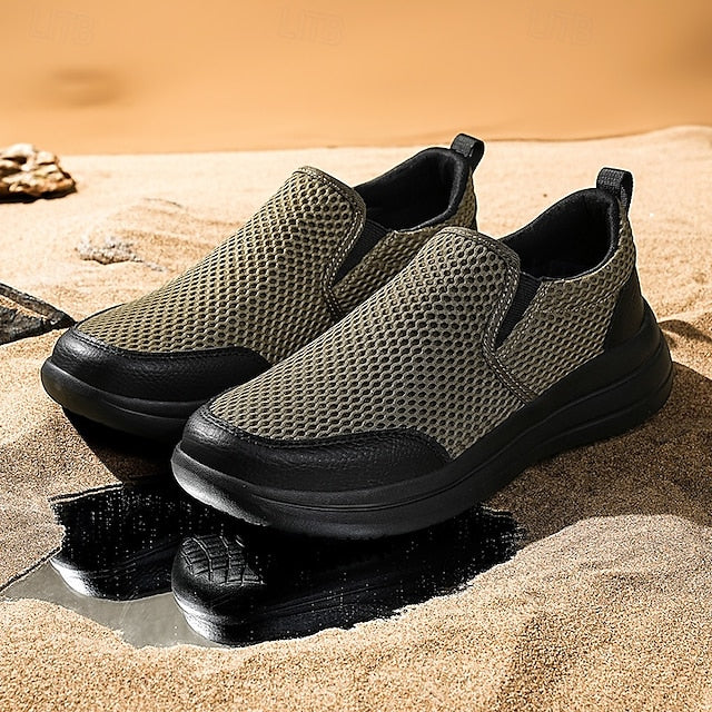 Shoes with Print Canvas Men's Animal Espadrille Slip-On