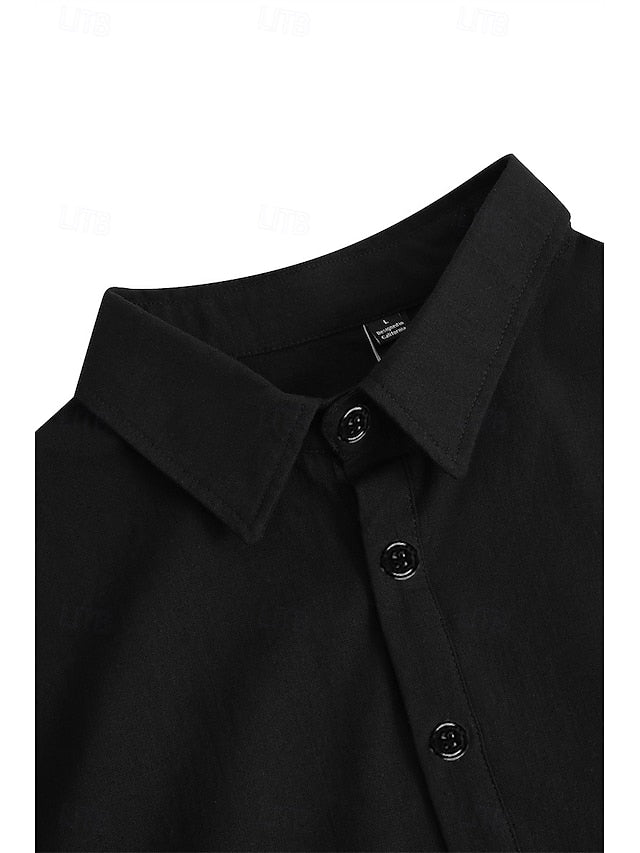 Shirt Wear Beach Linen Summer Casual Men's