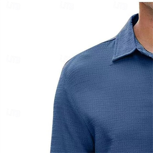 Up Summer Casual Beach Men's Button Shirt