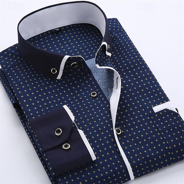 Shirt Casual Button Up Men's Beach Summer
