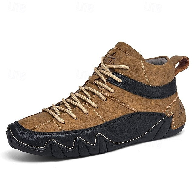 Casual High-Top Lightweight Men's Sneakers Lace-Up –