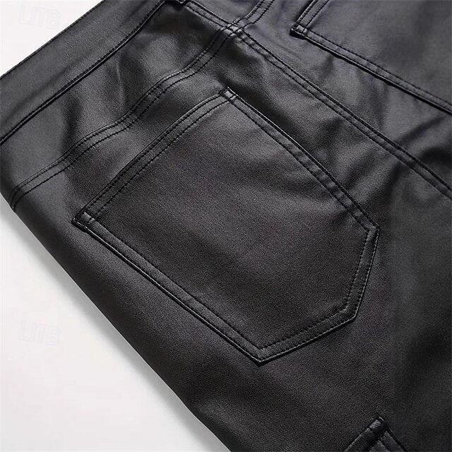 Men's Pocket Pants Plain Track Summer Trousers