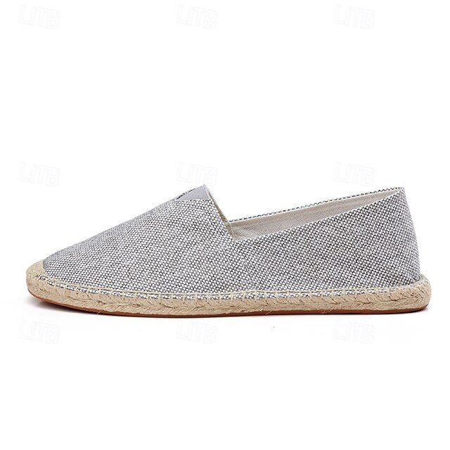 Navy Blue Canvas – Casual Shoes Slip-On Lightweight Men's