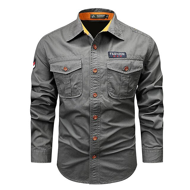 Beach Shirt Casual Summer Plaid Men's