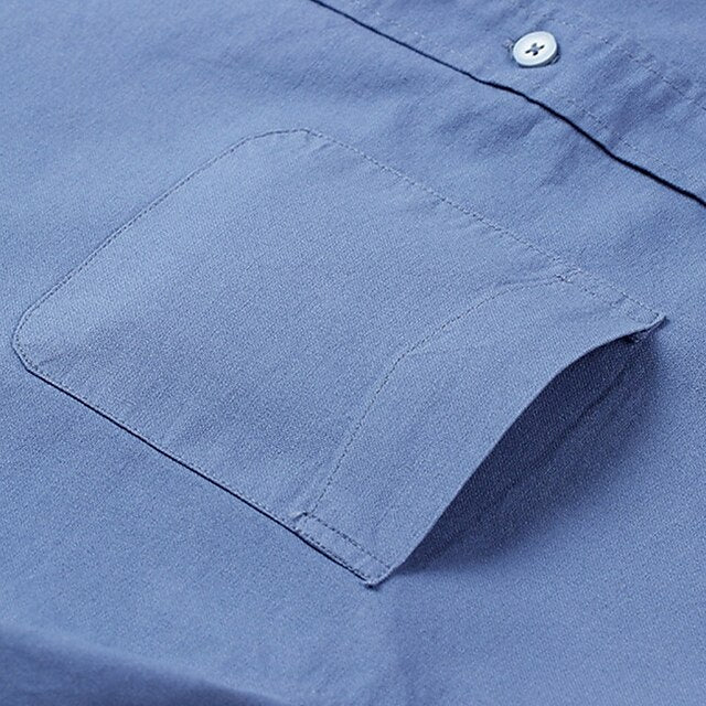 Casual Up Men's Summer Shirt Beach Button