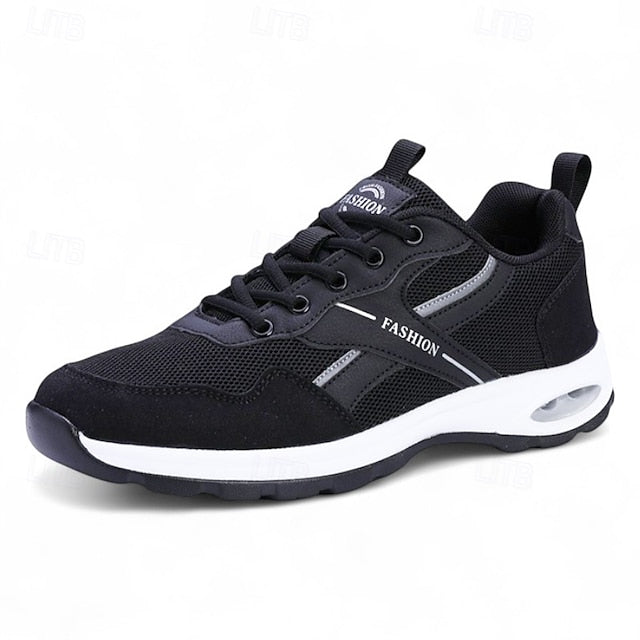 Grey Men Casual Sneakers Fashion and for – White Comfortable