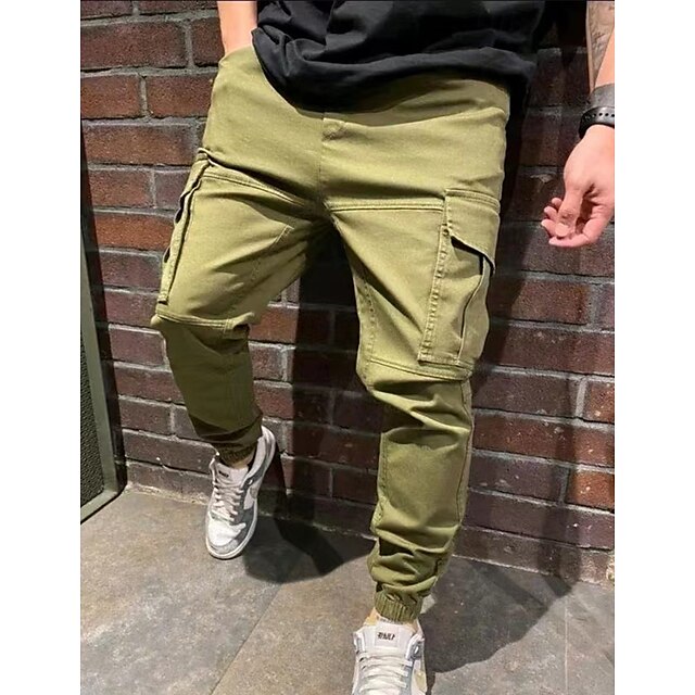 Cargo Trousers Pants Joggers Men's Casual