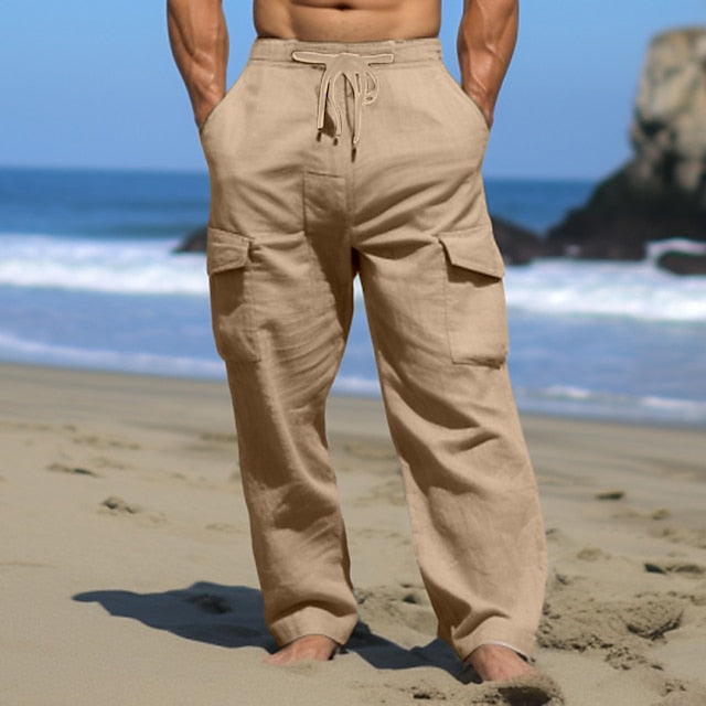 Cargo Summer Beach Pants Trousers Pants Pants Men's