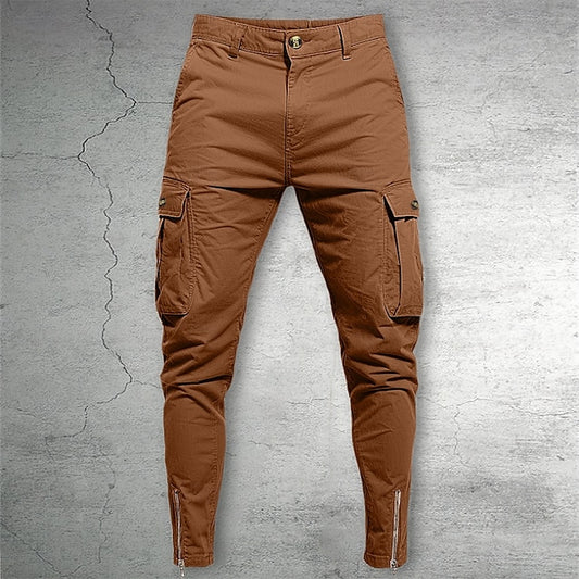 Casual Men's Cargo Chinos Pants Trousers Summer