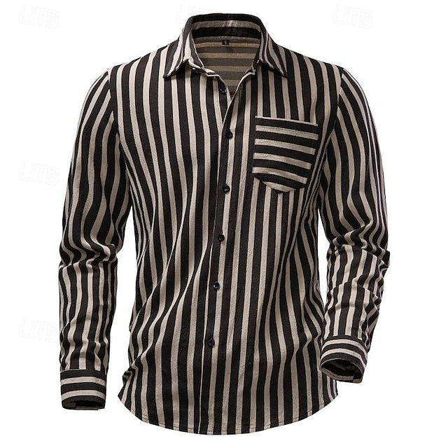 Men's Shirt Beach Up Summer Button Casual