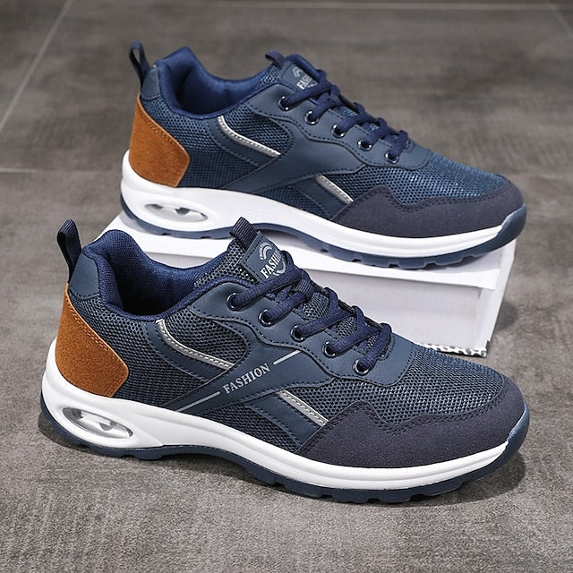 Grey Men Casual Sneakers Fashion and for – White Comfortable