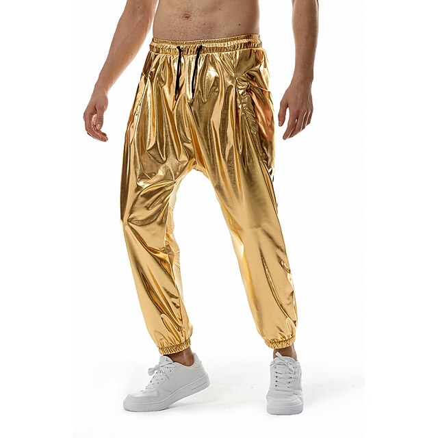 Trousers Sequin Elastic Casual Pants Men's Joggers