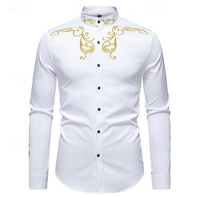 Men's Up Button Shirt Beach Summer Casual