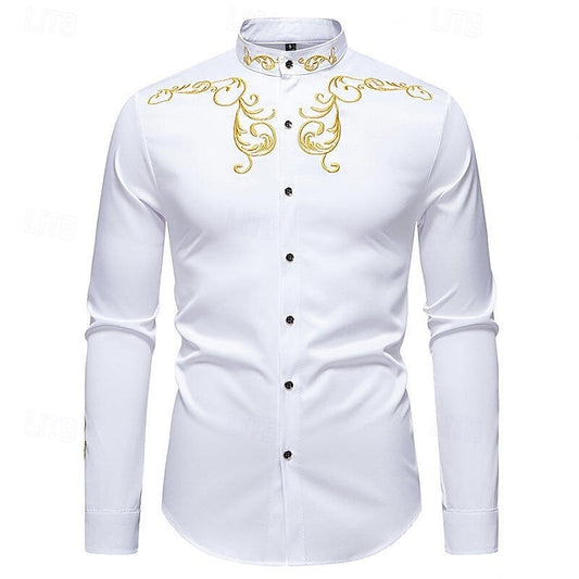 Men's Up Button Shirt Beach Summer Casual