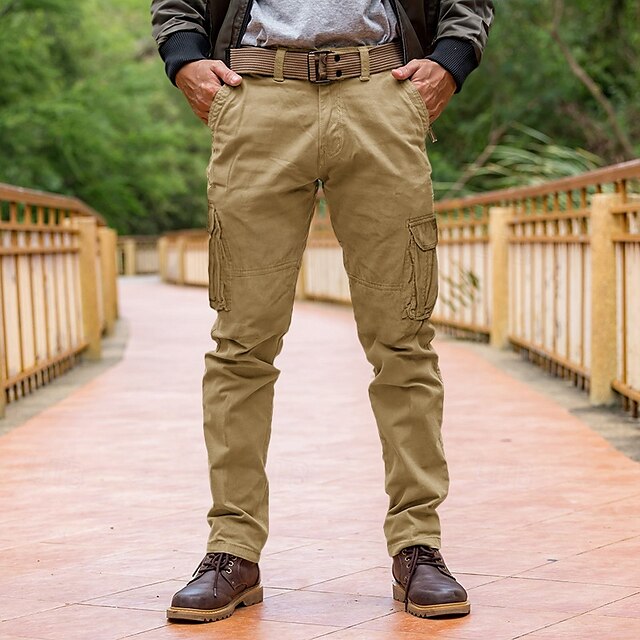 Trousers Pants Men's Cargo Casual