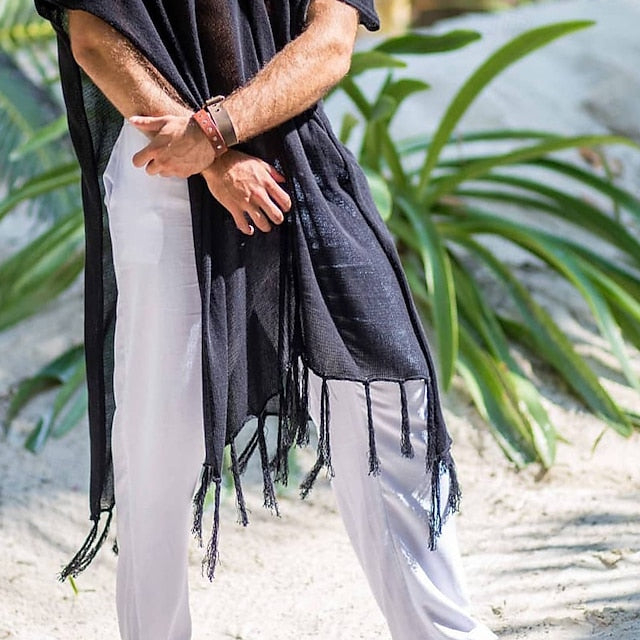 Beach Shirt Cotton Men's Summer Casual