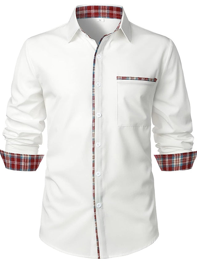 Summer Beach Shirt Button Men's Up Casual