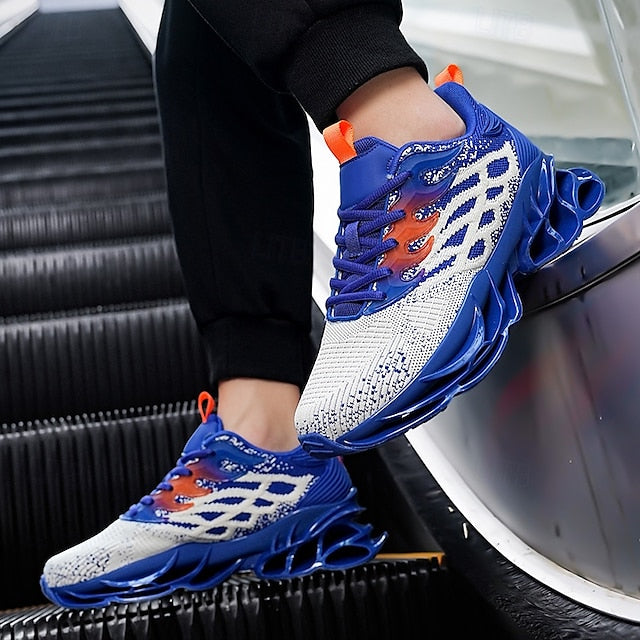 Sneakers with Men's Blue Athletic Sole Hollow Unique