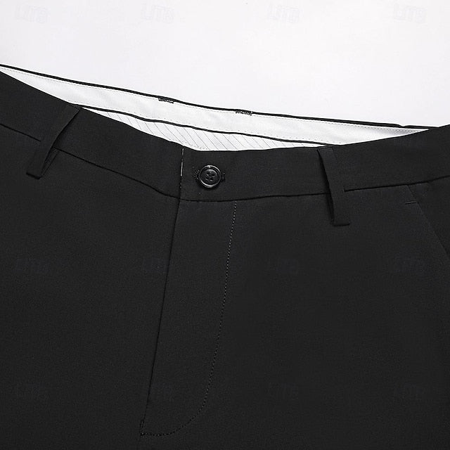Pants Men's Golf Stretch Casual Trousers Pocket