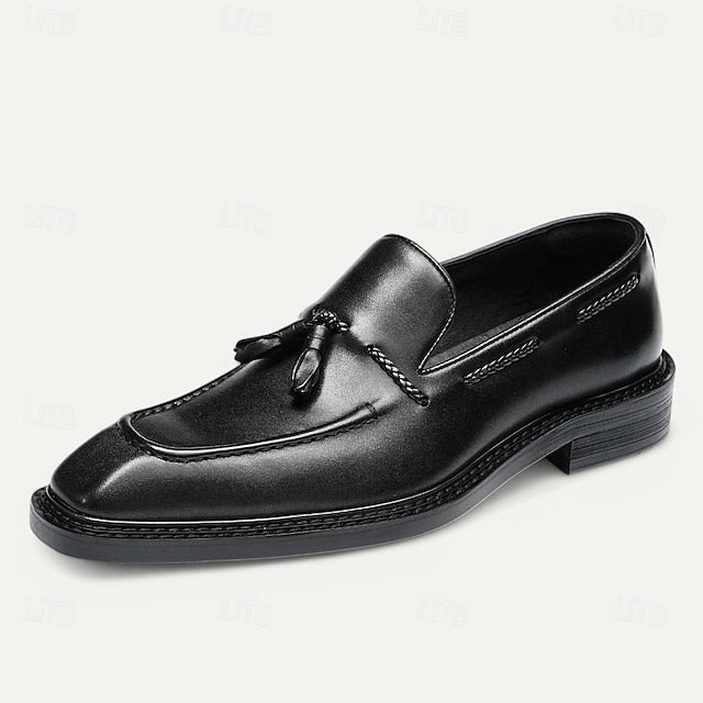 Men's Loafers - Handmade Premium Brown Genuine Leather