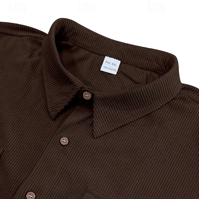 Men's Button Beach Casual Summer Up Shirt