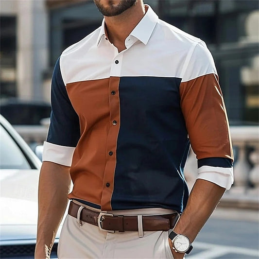 Casual Button Beach Men's Summer Shirt Up