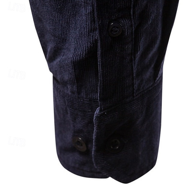 Men's Shirt Summer Button Casual Up Beach
