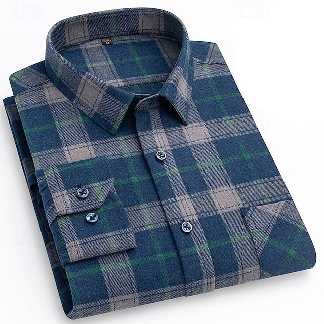 Summer Button Shirt Men's Up Beach Casual