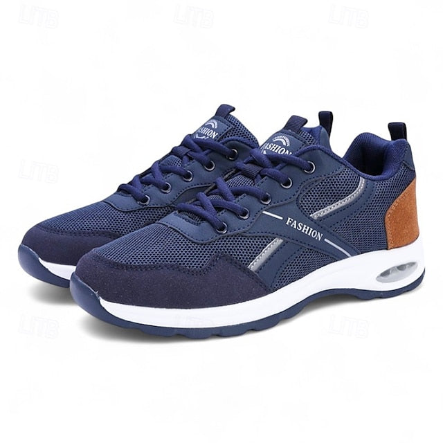 Grey Men Casual Sneakers Fashion and for – White Comfortable
