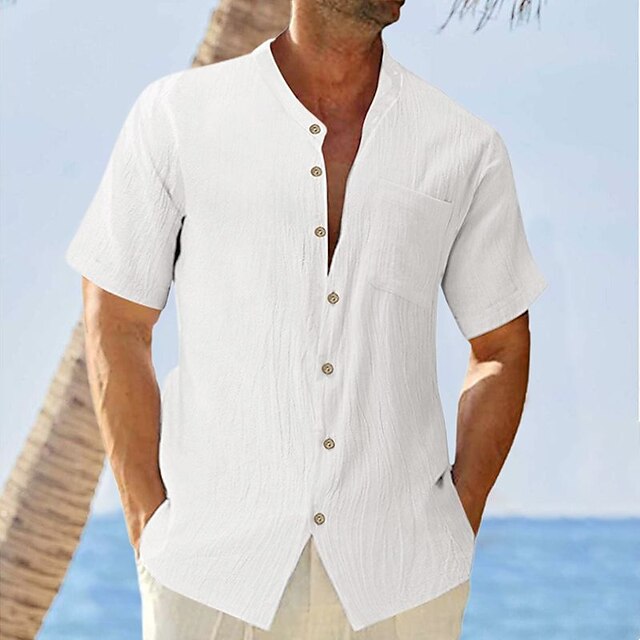 Mandarin Shirt Chinese Men's Collar