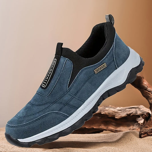 Walking Men's Sneakers Vintage Casual Outdoor Fleece lined