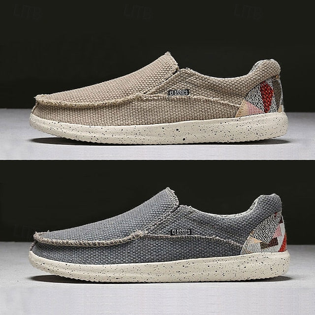 Leather Men's Loafers Slip-On