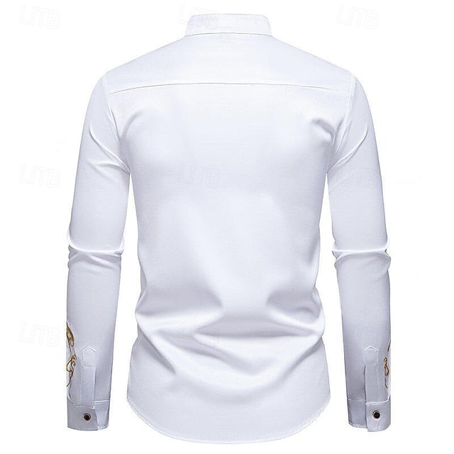 Men's Up Button Shirt Beach Summer Casual