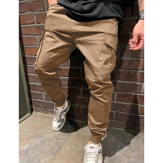 Cargo Trousers Pants Joggers Men's Casual